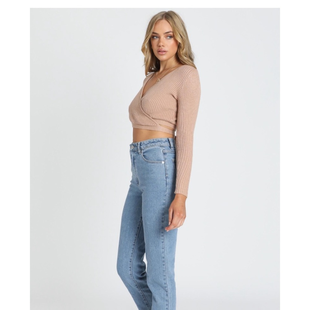 SHOWPO Ribbed Knit Top In Mocha - Picture 5 of 8